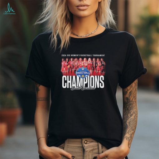South Carolina Gamecocks 2024 SEC Women’s Basketball Tournament Champions shirt