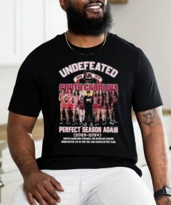 South Carolina Gamecocks Undefeated 2024 Perfect Season Again 2023 2024 South Carolina Finishes The Regular Season Signatures T Shirt