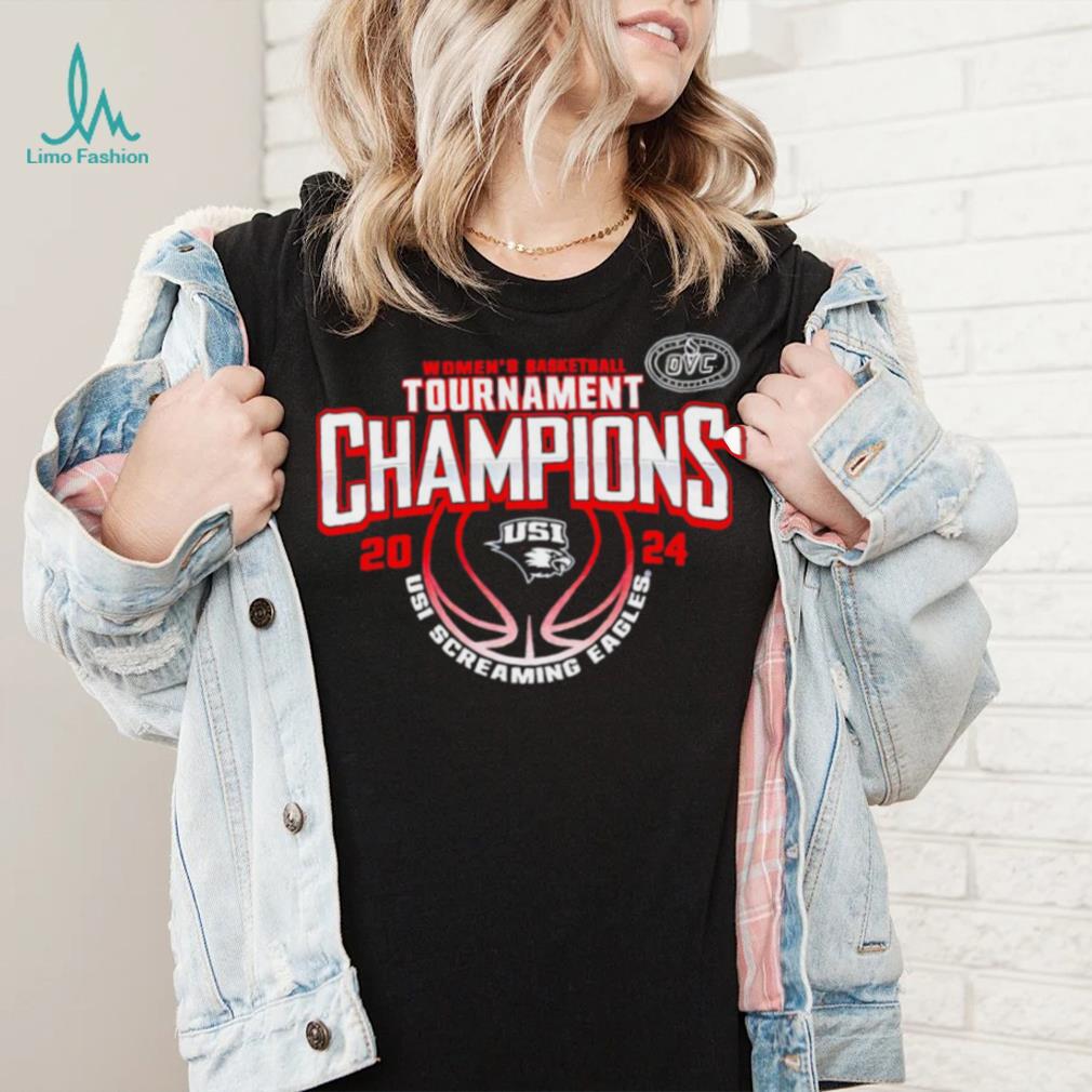 Southern Indiana Screaming Eagles 2024 OVC women’s basketball Conference Tournament Champions logo shirt Southern Indiana Screaming Eagles 2024 OVC women’s basketball Conference Tournament Champions logo shirt