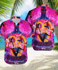 Spider Man Across The Spider Verse 2024 Summer Trend Fan Gifts Hawaiian Shirt