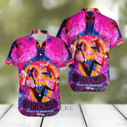 Spider Man Across The Spider Verse 2024 Summer Trend Fan Gifts Hawaiian Shirt