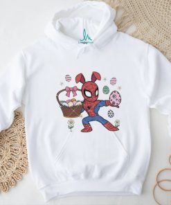 Spiderman Easter Day Bunny Happy Easter Day eggs and flower shirt