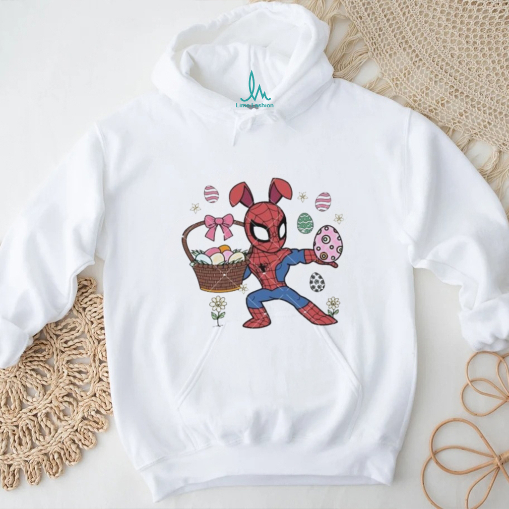 Spiderman Easter Day Bunny Happy Easter Day eggs and flower shirt Spiderman Easter Day Bunny Happy Easter Day eggs and flower shirt