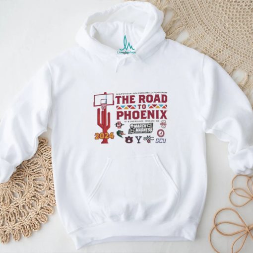 Spokane 2024 NCAA Division I Men’s Basketball The Road To Phoenix shirt