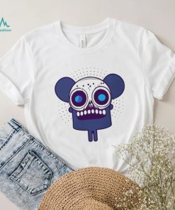 Spooky mouse monster skull logo shirt
