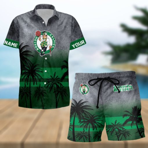 Sportwearmerch Boston Celtics NBA Personalized Hawaiian Shirt And Short Pants For Fan