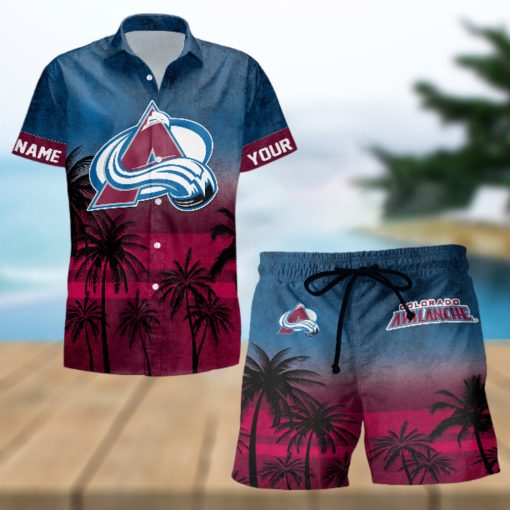 Sportwearmerch Colorado Avalanche NHL Special Personalized Hawaiian And Short Pants Cocconut Pattern For Fan