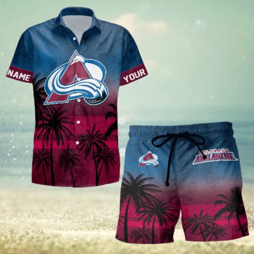 Sportwearmerch Colorado Avalanche NHL Special Personalized Hawaiian And Short Pants Cocconut Pattern For Fan