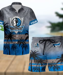 Sportwearmerch Dallas Mavericks NBA Personalized Hawaiian Shirt And Short Pants For Fan