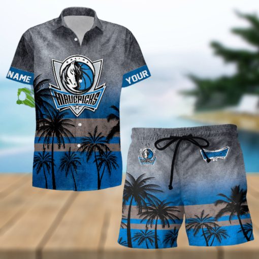Sportwearmerch Dallas Mavericks NBA Personalized Hawaiian Shirt And Short Pants For Fan