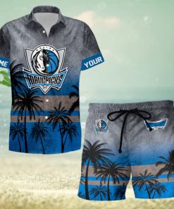 Sportwearmerch Dallas Mavericks NBA Personalized Hawaiian Shirt And Short Pants For Fan