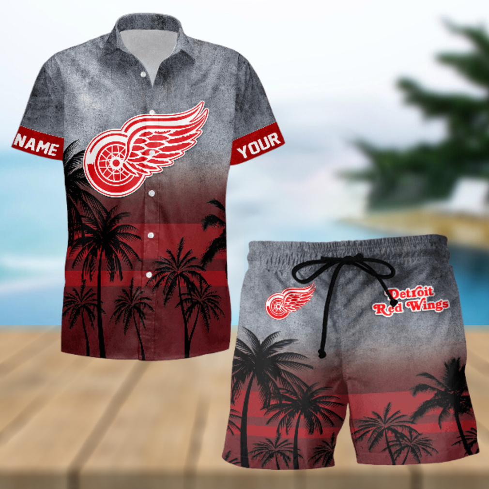 Sportwearmerch Detroit Red Wings NHL Special Personalized Hawaiian And Short Pants Cocconut Pattern For Fan Sportwearmerch Detroit Red Wings NHL Special Personalized Hawaiian And Short Pants Cocconut Pattern For Fan
