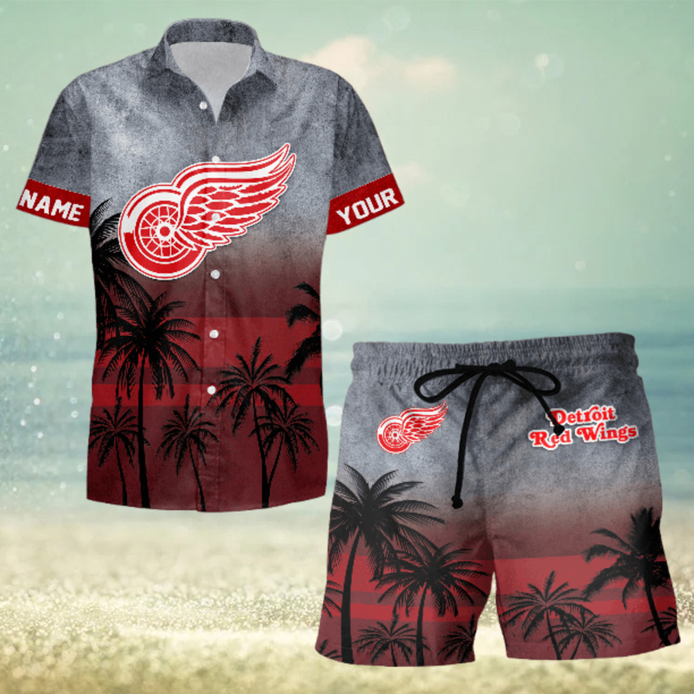 Sportwearmerch Detroit Red Wings NHL Special Personalized Hawaiian And Short Pants Cocconut Pattern For Fan Sportwearmerch Detroit Red Wings NHL Special Personalized Hawaiian And Short Pants Cocconut Pattern For Fan