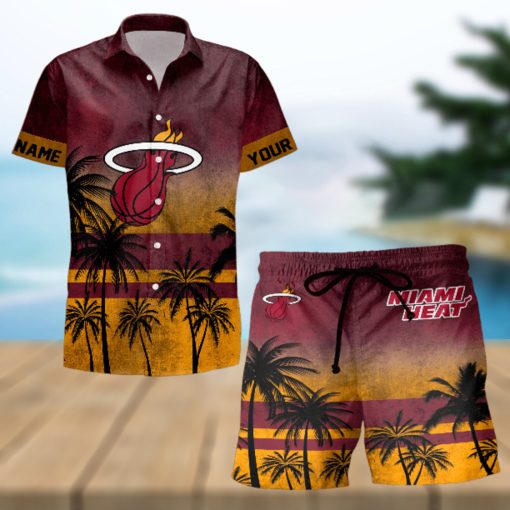 Sportwearmerch Miami Heat NBA Personalized Hawaiian Shirt And Short Pants For Fan