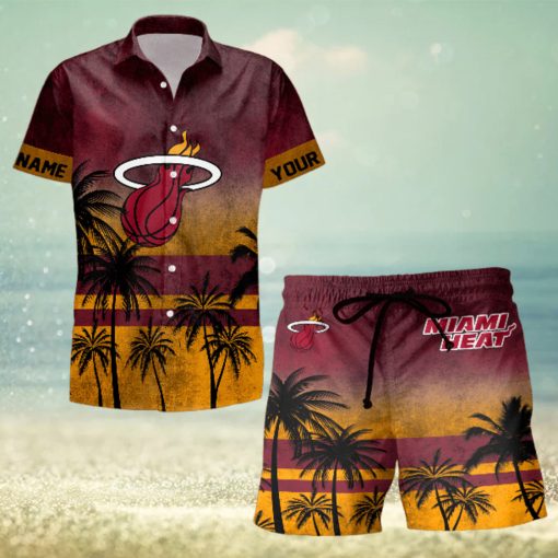 Sportwearmerch Miami Heat NBA Personalized Hawaiian Shirt And Short Pants For Fan