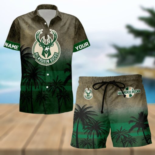 Sportwearmerch Milwaukee Bucks NBA Personalized Hawaiian Shirt And Short Pants For Fan