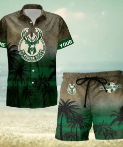 Sportwearmerch Milwaukee Bucks NBA Personalized Hawaiian Shirt And Short Pants For Fan