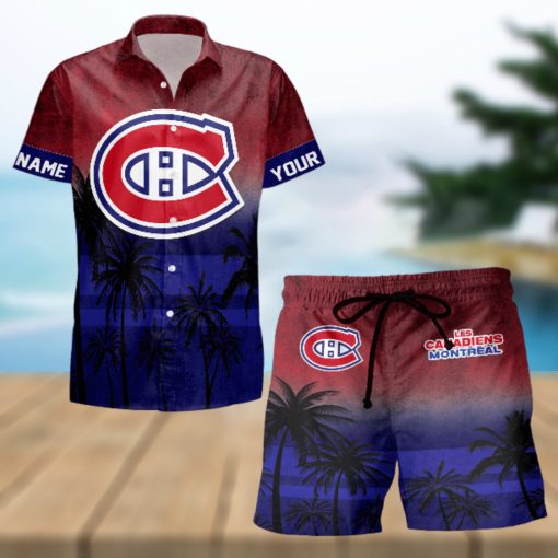 Sportwearmerch Montreal Canadiens NHL Special Personalized Hawaiian And Short Pants Cocconut Pattern For Fan