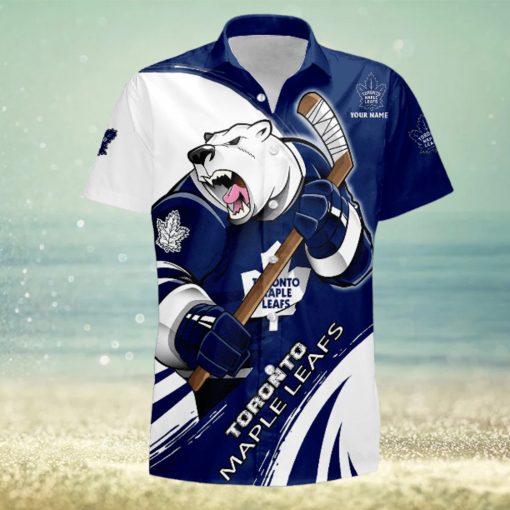 Sportwearmerch NHL Toronto Maple Leafs Hawaiian Shirt Short Pants For Fan