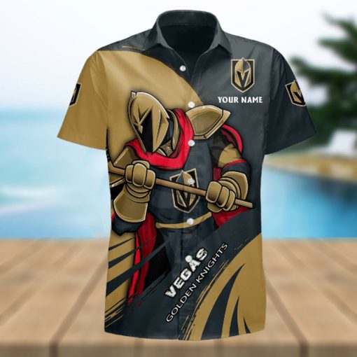 Sportwearmerch NHL Vegas Golden Knights Hawaiian Shirt Short Pants For Fan