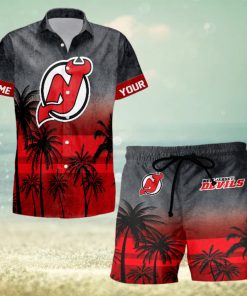 Sportwearmerch New Jersey Devils NHL Special Personalized Hawaiian And Short Pants Cocconut Pattern For Fan