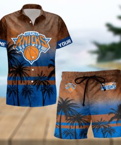 Sportwearmerch New York Knicks NBA Personalized Hawaiian Shirt And Short Pants For Fan