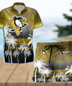 Sportwearmerch Pittsburgh Penguins NHL Special Personalized Hawaiian And Short Pants Cocconut Pattern For Fan
