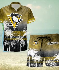 Sportwearmerch Pittsburgh Penguins NHL Special Personalized Hawaiian And Short Pants Cocconut Pattern For Fan
