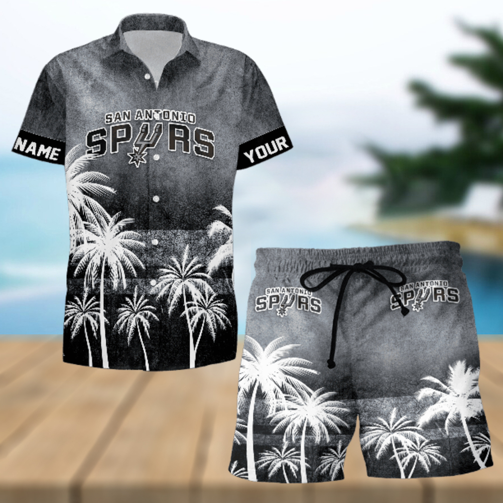 Sportwearmerch San Antonio Spurs NBA Personalized Hawaiian Shirt And Short Pants For Fan Sportwearmerch San Antonio Spurs NBA Personalized Hawaiian Shirt And Short Pants For Fan