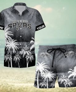 Sportwearmerch San Antonio Spurs NBA Personalized Hawaiian Shirt And Short Pants For Fan