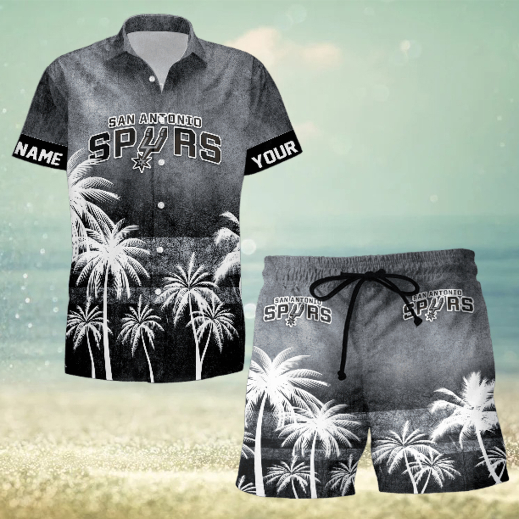 Sportwearmerch San Antonio Spurs NBA Personalized Hawaiian Shirt And Short Pants For Fan Sportwearmerch San Antonio Spurs NBA Personalized Hawaiian Shirt And Short Pants For Fan