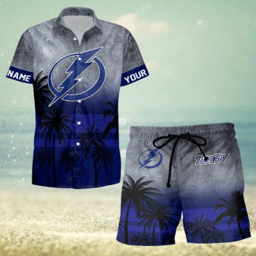 Sportwearmerch Tampa Bay Lightning NHL Special Personalized Hawaiian And Short Pants Cocconut Pattern For Fan