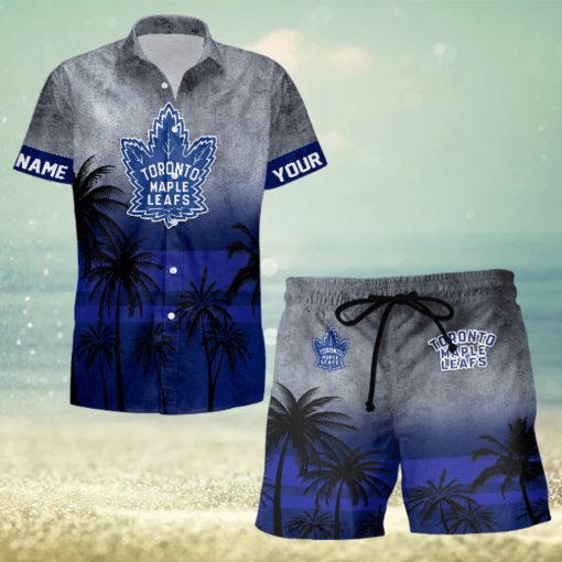 Sportwearmerch Toronto Maple Leafs NHL Special Personalized Hawaiian And Short Pants Cocconut Pattern For Fan