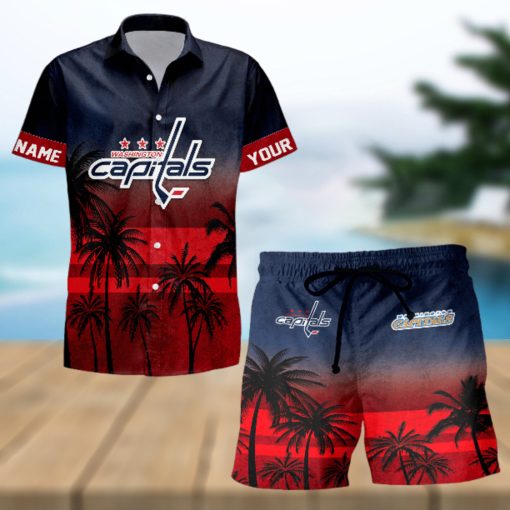 Sportwearmerch Washington Capitals NHL Special Personalized Hawaiian And Short Pants Cocconut Pattern For Fan