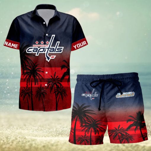 Sportwearmerch Washington Capitals NHL Special Personalized Hawaiian And Short Pants Cocconut Pattern For Fan