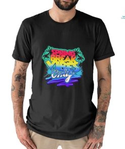 Spring Break Vibes Only Colorful Vacation shirt