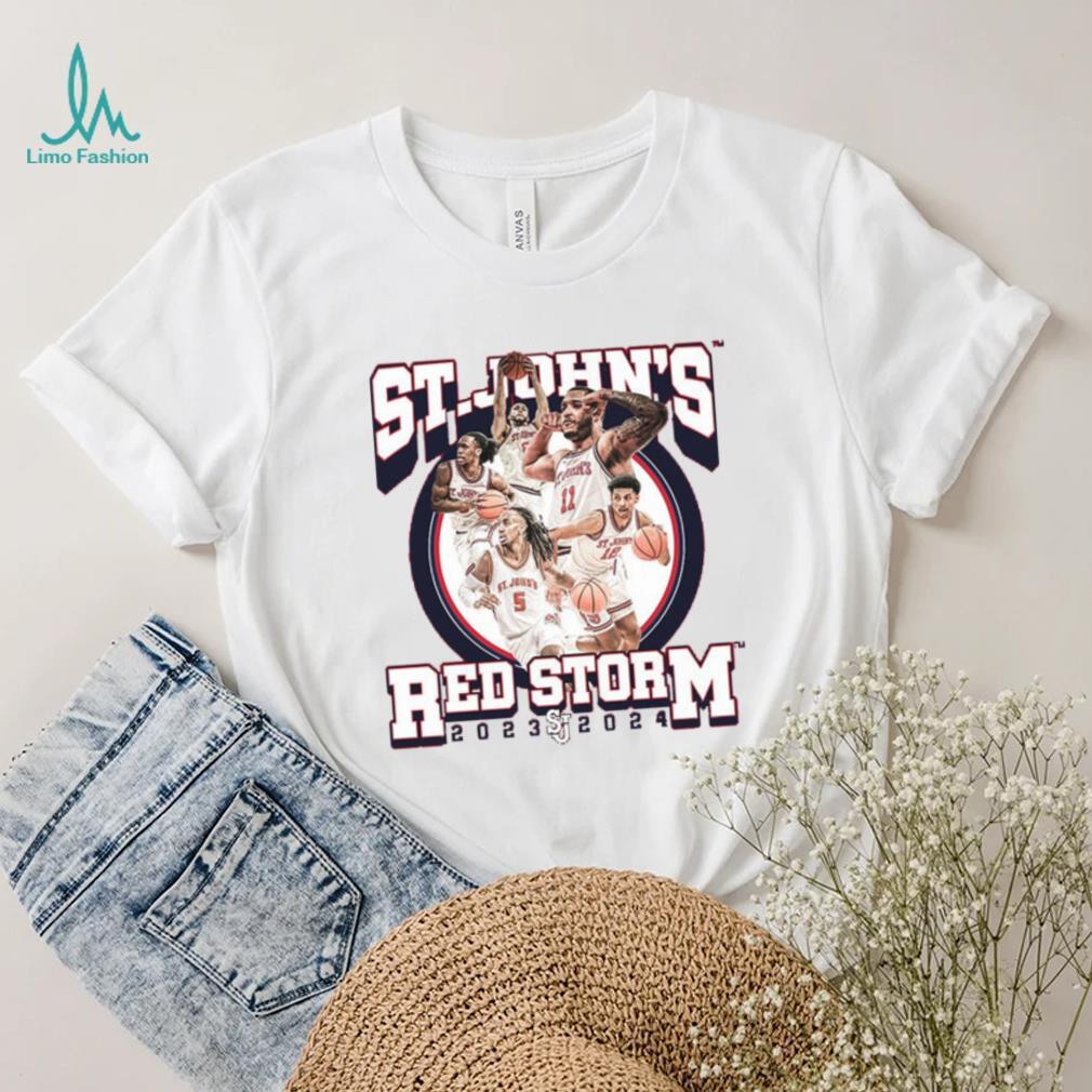 St. Johns NCAA Men's Basketball Official 2023 2024 Post Season T Shirt St. Johns NCAA Men's Basketball Official 2023 2024 Post Season T Shirt