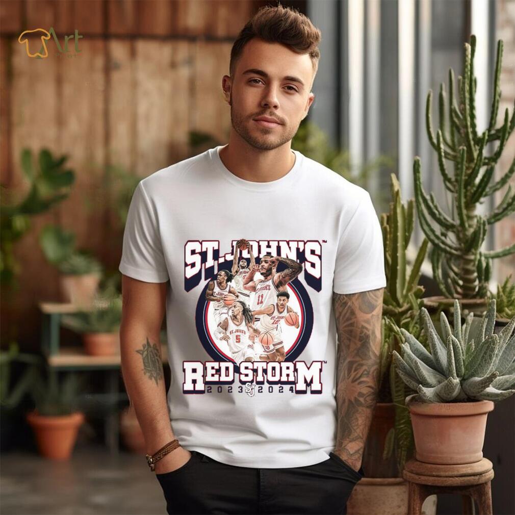 St. Johns NCAA Men's Basketball Official 2023 2024 Post Season T Shirt St. Johns NCAA Men's Basketball Official 2023 2024 Post Season T Shirt