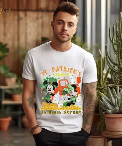 St. Patrick’s day Mickey and Minnie on main street shamrocks shirt