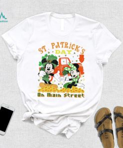 St. Patrick’s day Mickey and Minnie on main street shamrocks shirt
