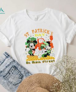 St. Patrick’s day Mickey and Minnie on main street shamrocks shirt
