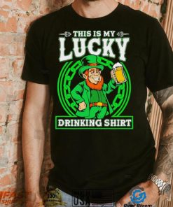 St. Patrick’s day this is my lucky drinking Leprechaun beer shirt