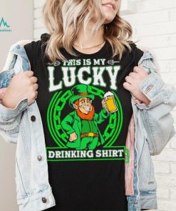 St. Patrick’s day this is my lucky drinking Leprechaun beer shirt