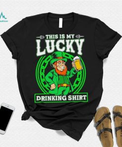 St. Patrick’s day this is my lucky drinking Leprechaun beer shirt