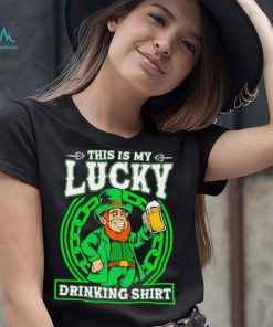 St. Patrick’s day this is my lucky drinking Leprechaun beer shirt