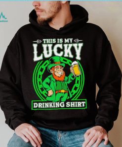 St. Patrick’s day this is my lucky drinking Leprechaun beer shirt