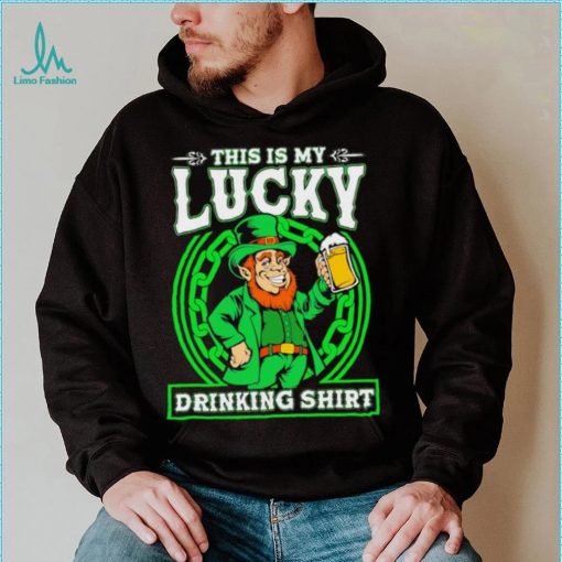 St. Patrick’s day this is my lucky drinking Leprechaun beer shirt