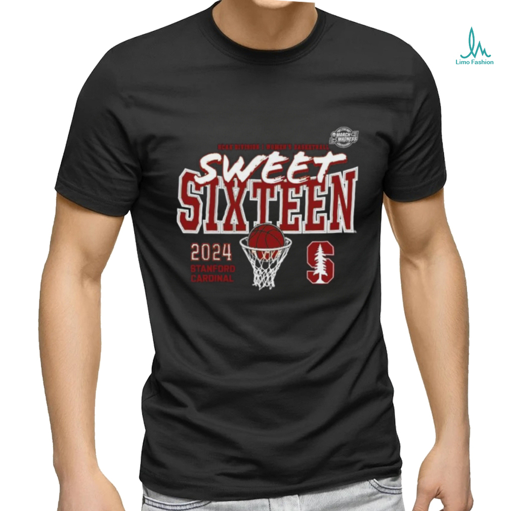 Stanford Cardinal 2024 NCAA Women’s Basketball Tournament March Madness Sweet 16 Fast Break T Shirt