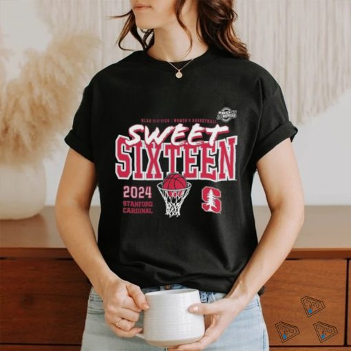 Stanford Cardinal 2024 NCAA Women’s Basketball Tournament March Madness Sweet Sixteen shirt