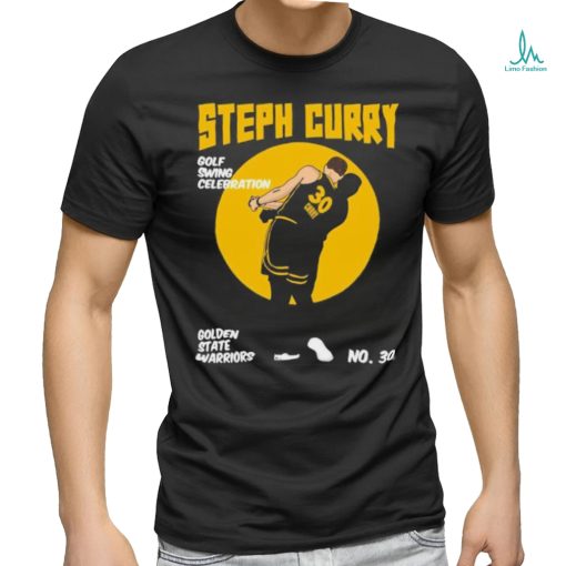 Steph Curry With The Golf Celebration Golden State Warriors shirt